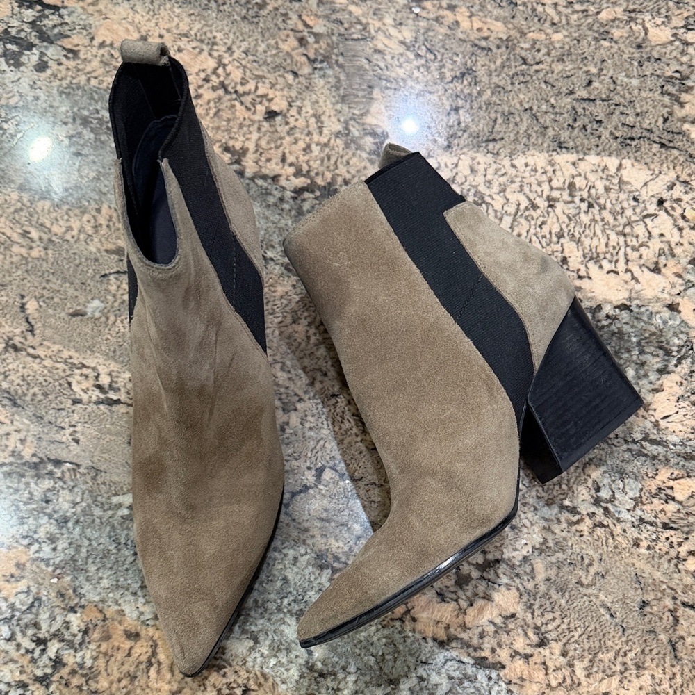 Kendall & Kylie Taupe Ankle Booties